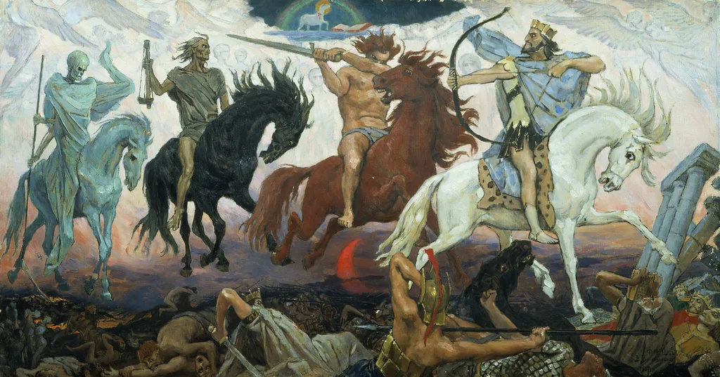 The Four Horsemen of the Apocalypse (Viktor Vasnetsov, 1887)