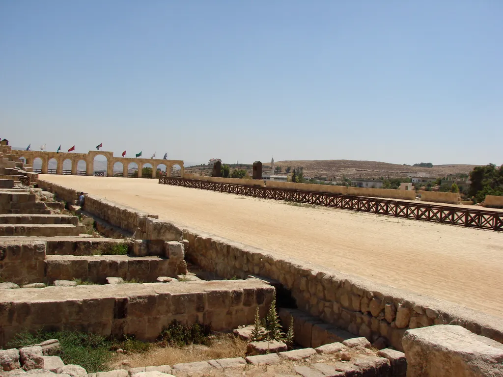 Hippodrome at Jerash (Gerasa) in Jordan