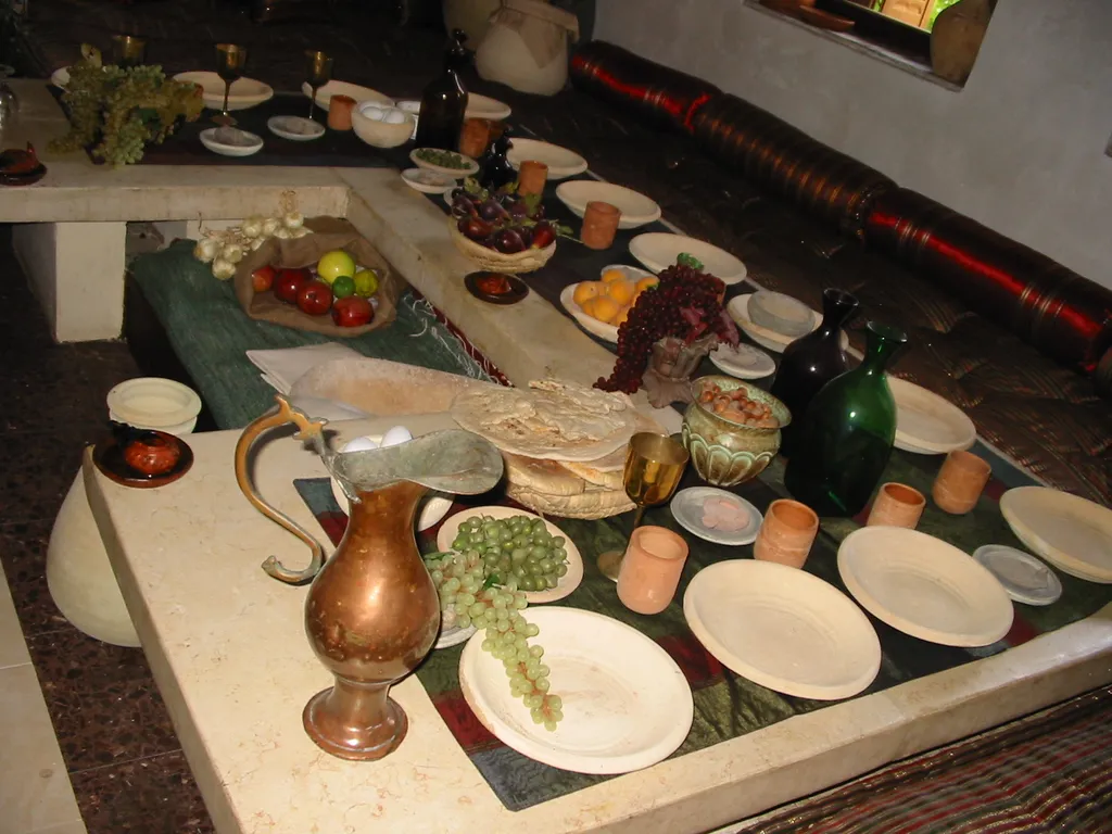 Traditional Passover Meal