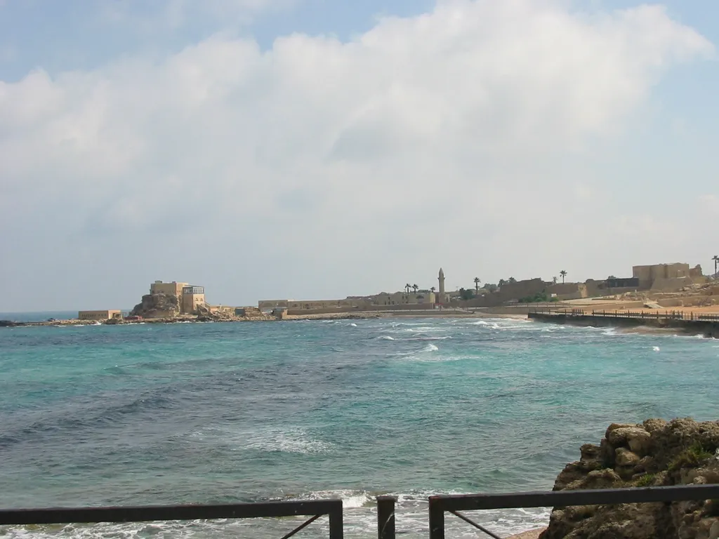 Harbor at Caesarea Maritima (by the Sea)
