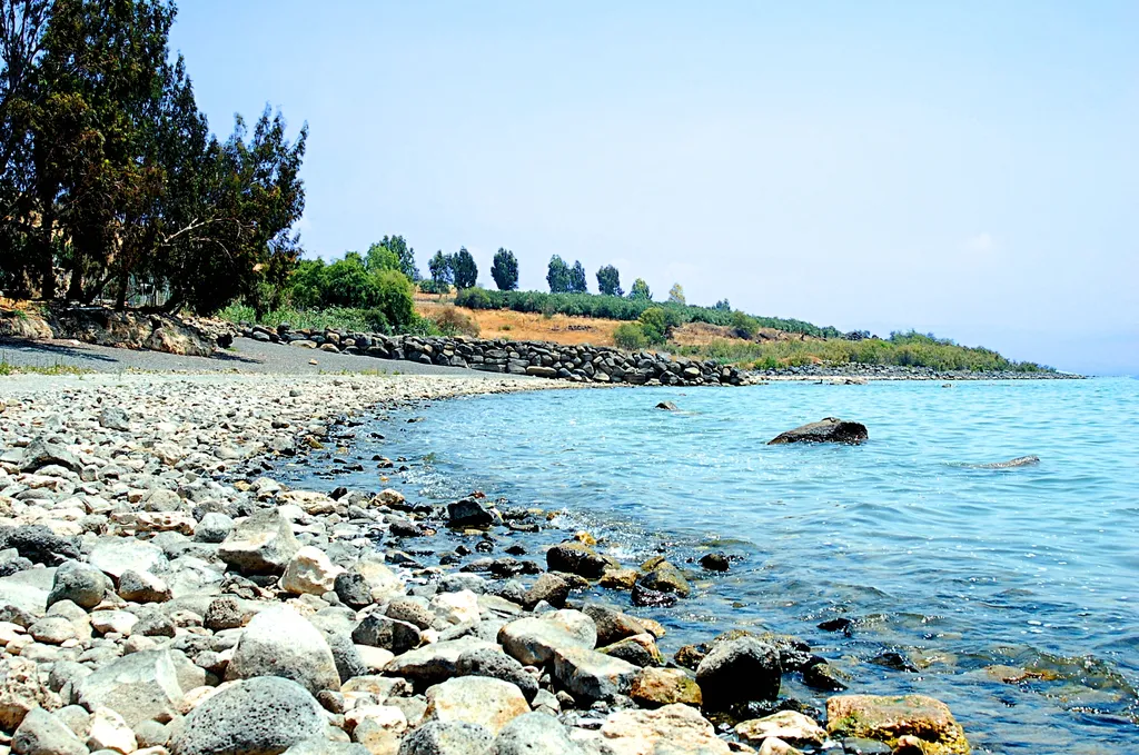 Seaside by Sea of Galilee