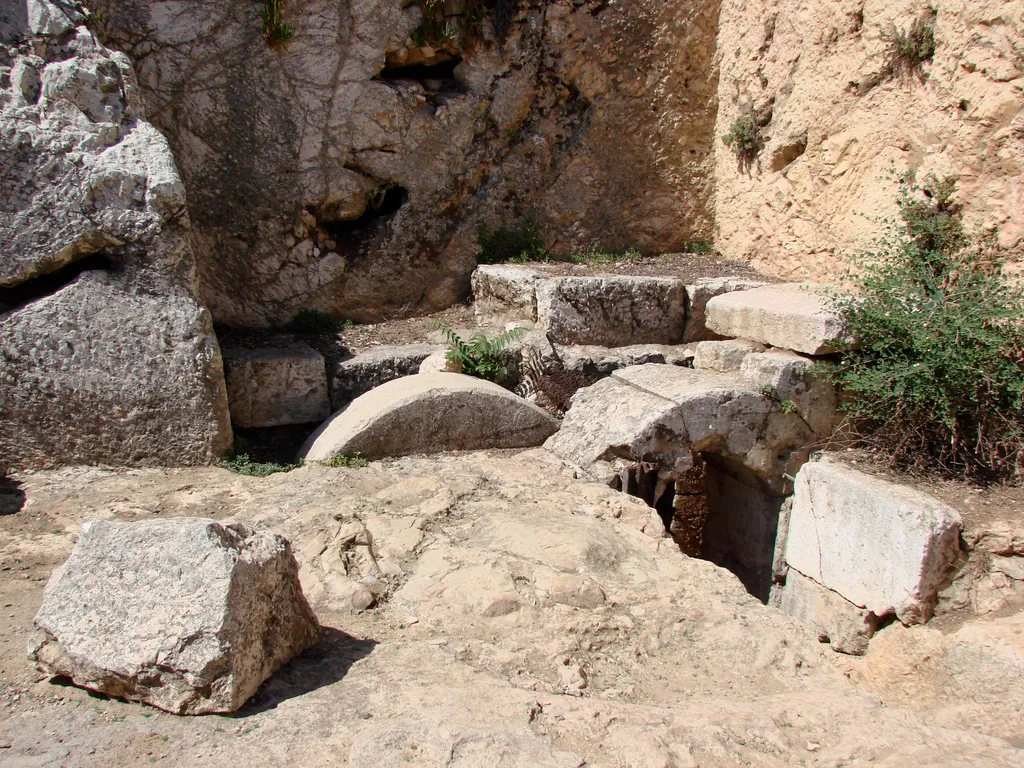 Tomb of Herod the Great's Daughters with Rolling Stone