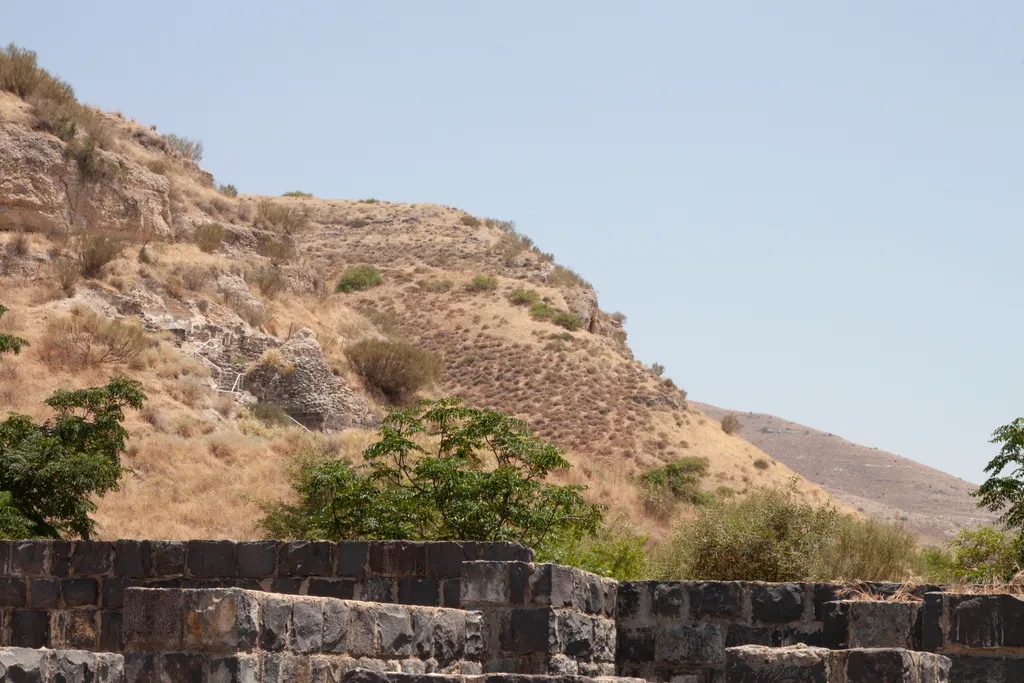 Mountain Overlooking Kursi (Gergesa) Near Sea of Galilee