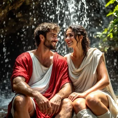 Resting Before a Waterfall