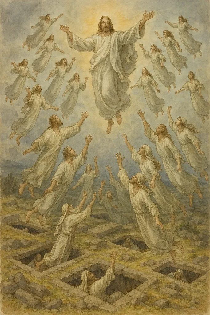 The Rapture of the Dead and Living Saints to Meet Jesus in the Air