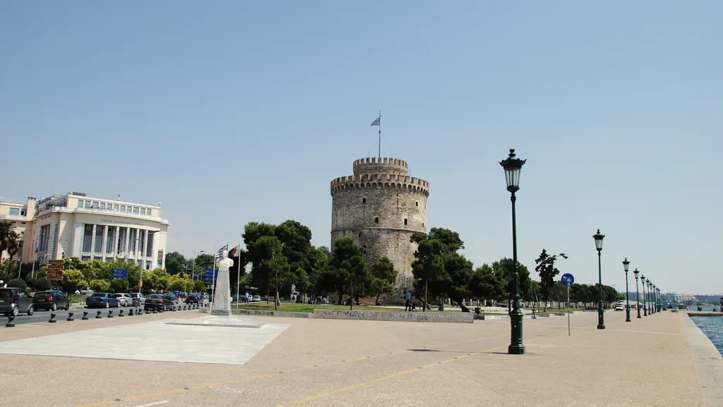 White Tower in Thessalonica by the Water