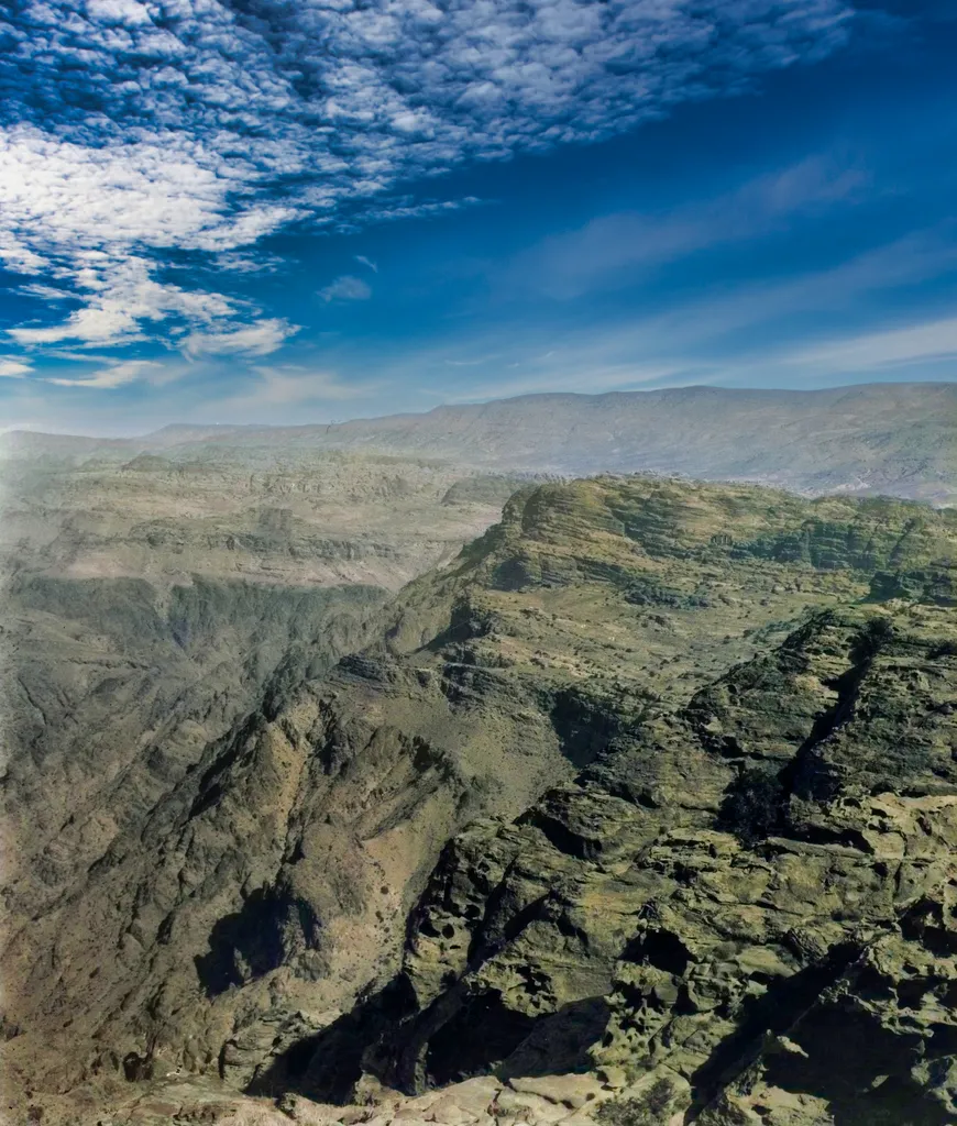 Mountains of Petra in Jordan from Mt. Horeb