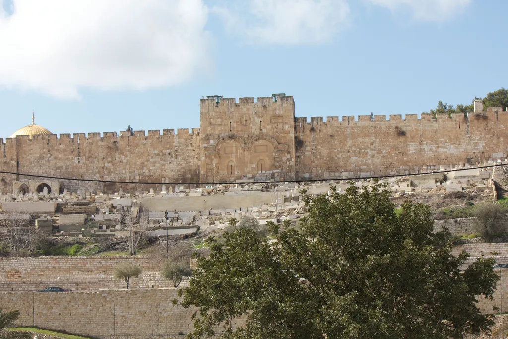 Eastern Gate (Location of the Triumphal Entry of the Messiah and His Second Coming)