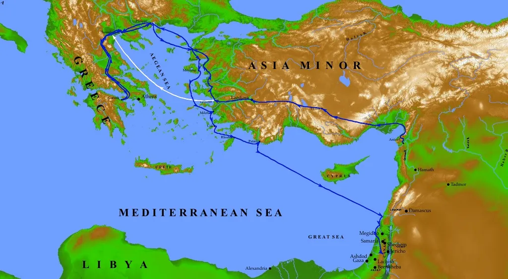 Paul's Third Missionary Journey (with Silas)
