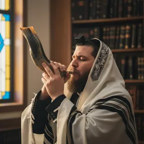 Blowing the Trumpet at the Altar