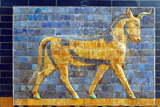 Bull on Wall of Babylon (Istanbul, Turkey)