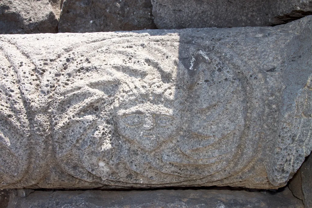 Head of Medusa in the Synagogue at Chorazim