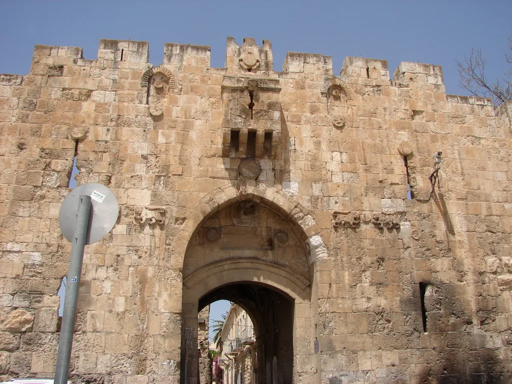 Sheep Gate (also known as Lion's Gate and St. Stephen's Gate) near Pool of Bethesda