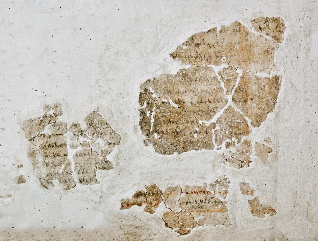 Fragments about Balaam (Archaeological Museum in Amman Jordan)