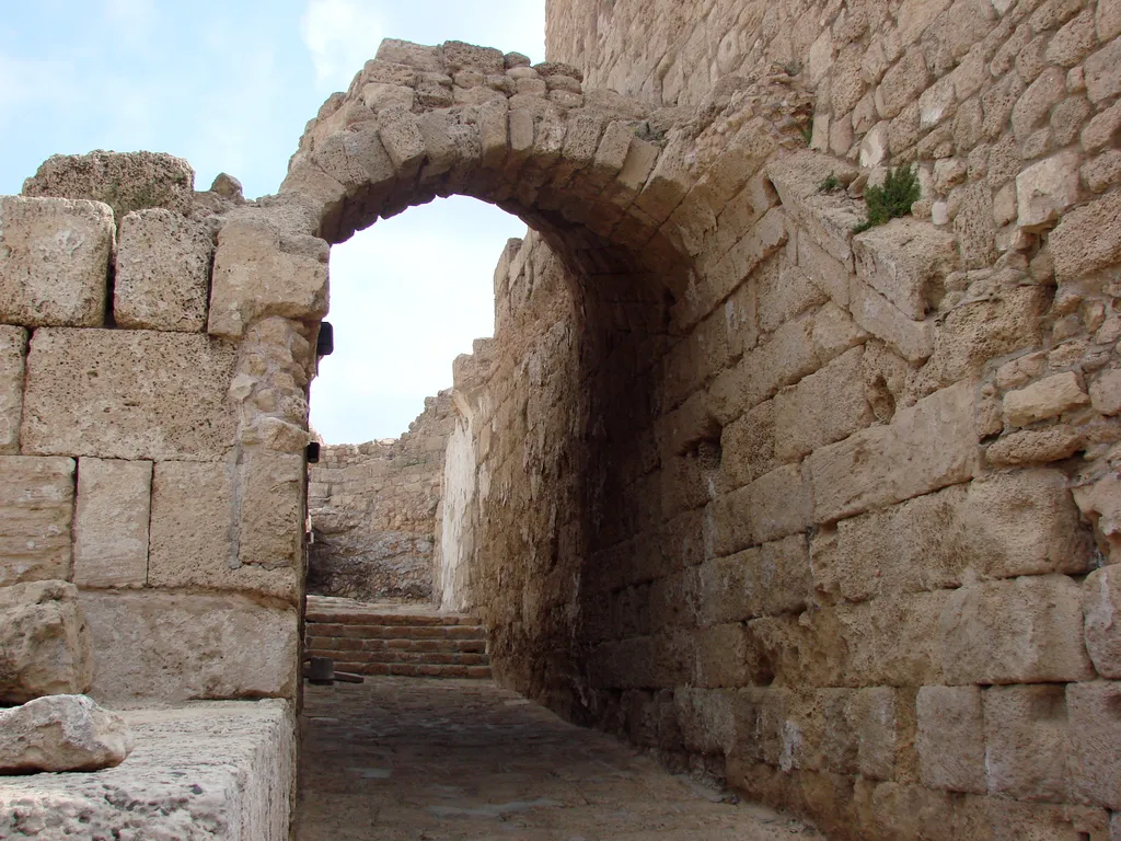 Arch at the Theater in Caesarea Maritima