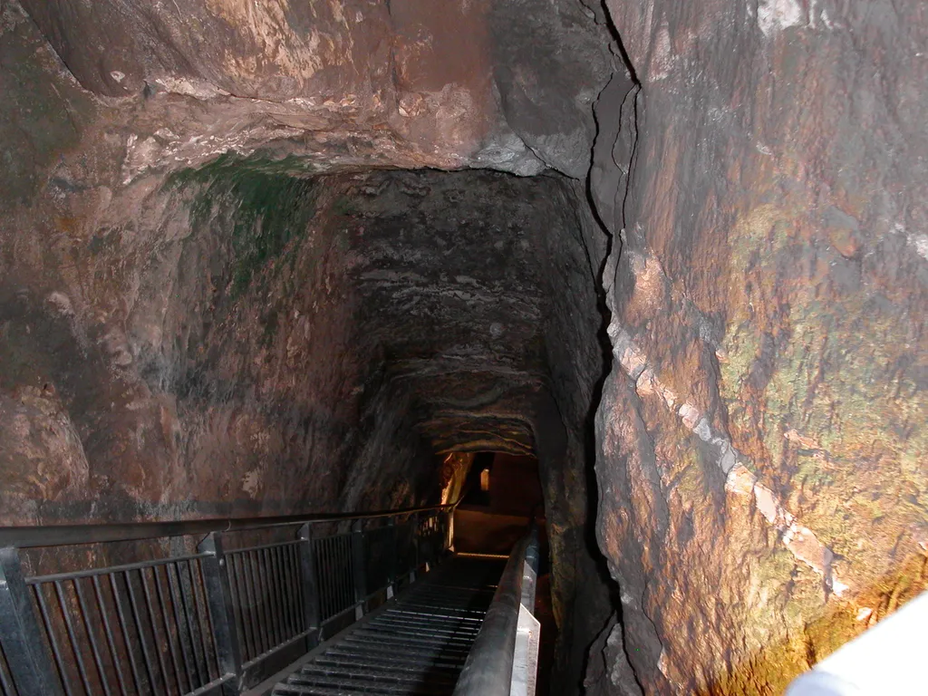 Tunnel Inside David's Tunnel Leading to Hezekiah's Tunnel