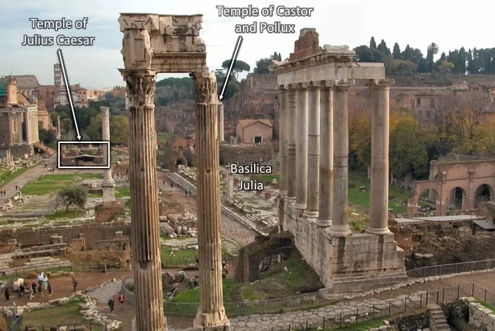 Roman Forum (from the north)
