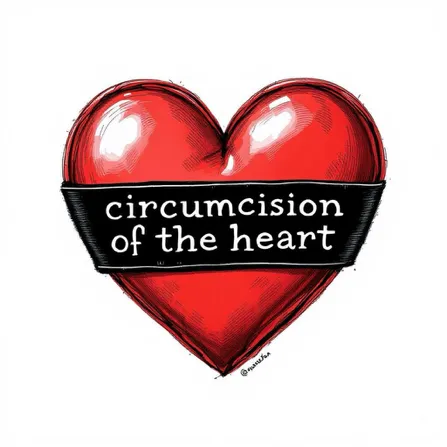 Heart Bound With a Black Ribbon