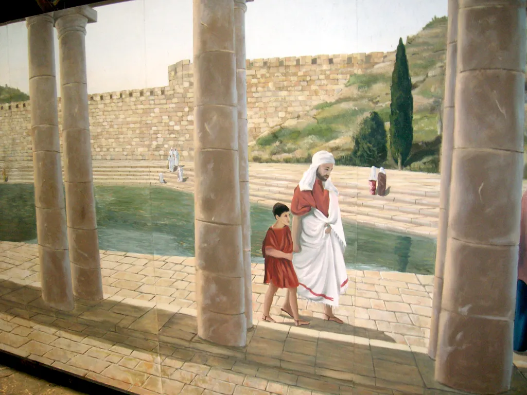 Painting of Pool of Siloam