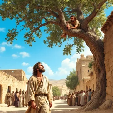 Zacchaeus in the Sycamore Tree