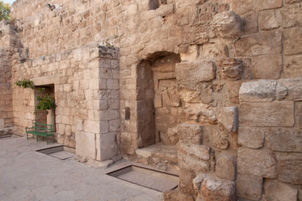 Entrance to the Tomb of Lazarus in Bethany