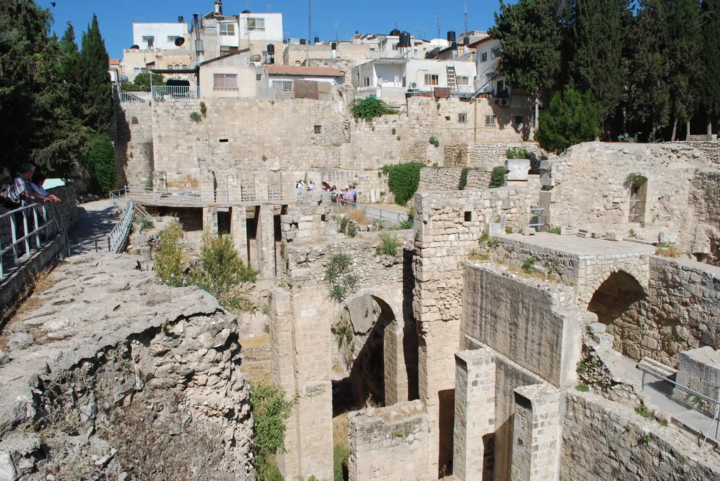 Pool of Bethesda after Reconstruction Took Place for a Church
