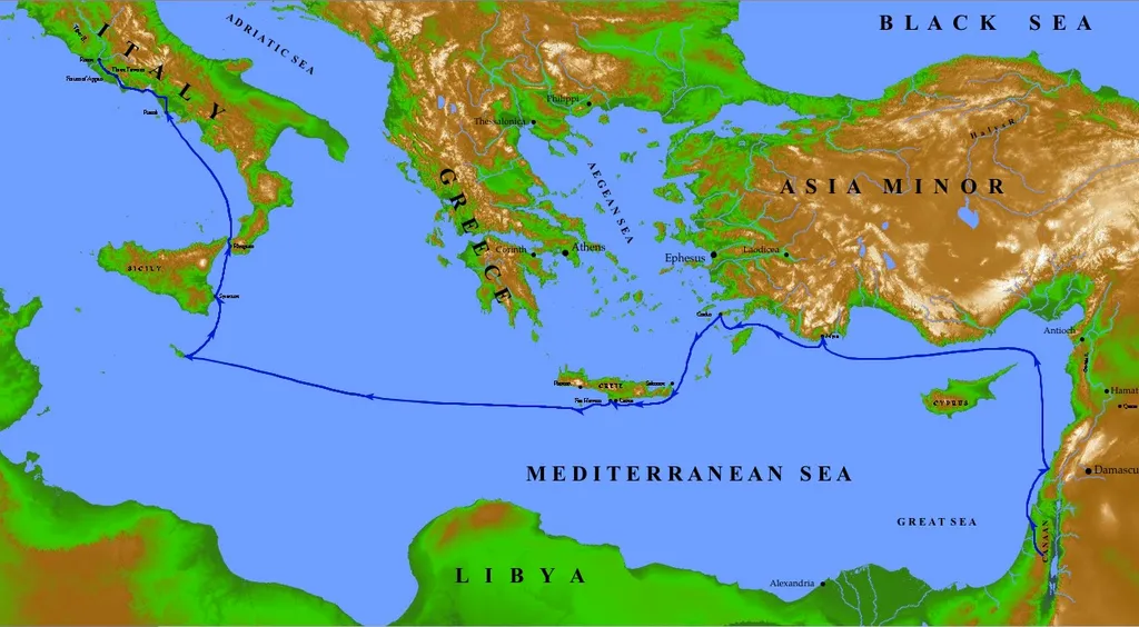 Paul's Journey to Rome (with Luke)