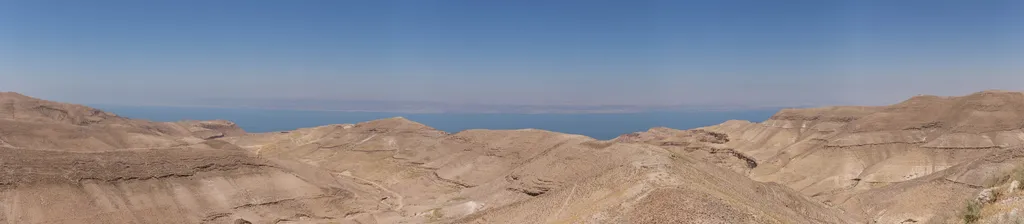 Dead Sea Near Machaerus in Jordan