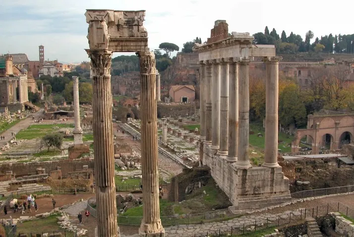 Roman Forum (from the north)