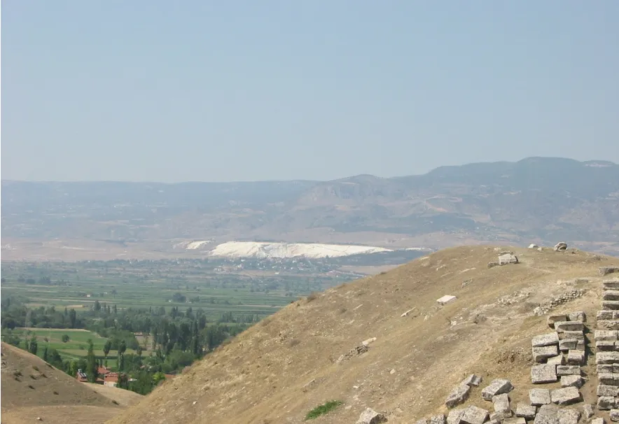 View of Hierapolis from Laodicea