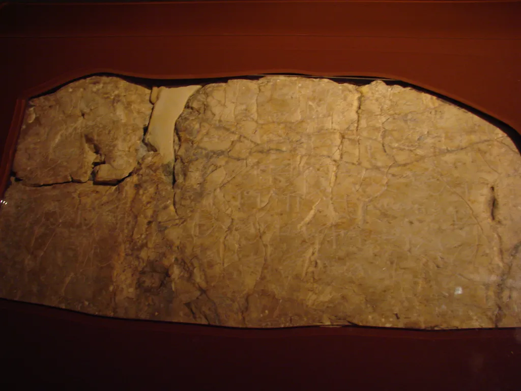 Inscription from Hezekiah's Tunnel (Archaeological Museum, Istanbul, Turkey)