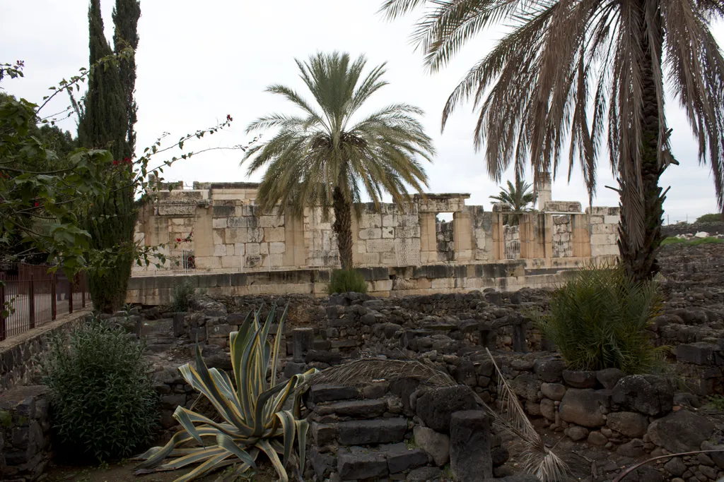 Synagogue at Capernaum, in the Galilee
