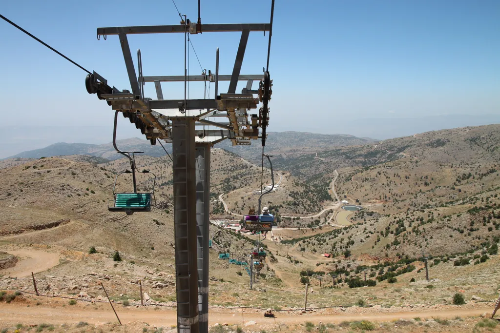 Scene of Descending Mt. Hermon