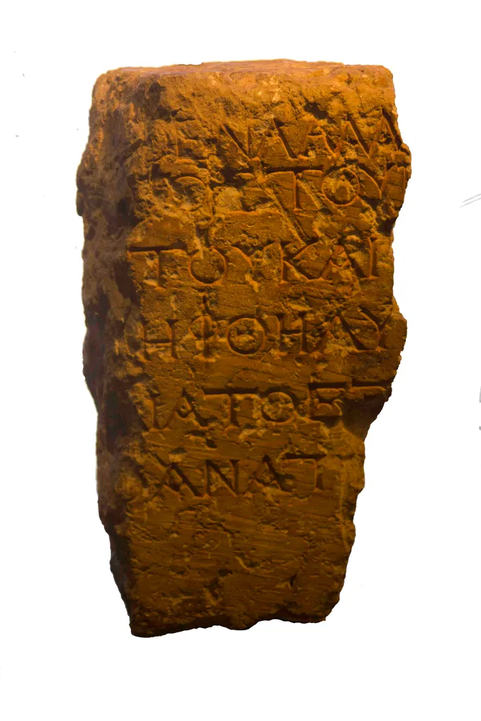 Inscription on the Wall in the Temple Forbidding Gentiles from Entering Temple Area