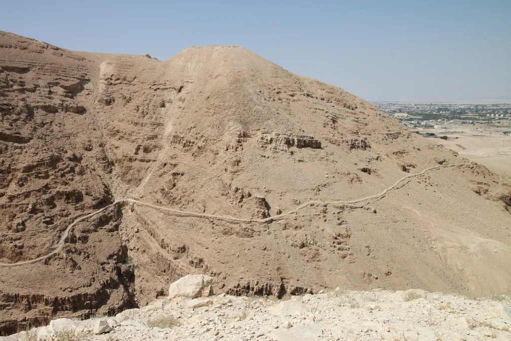 Desert Road near the City of Jericho