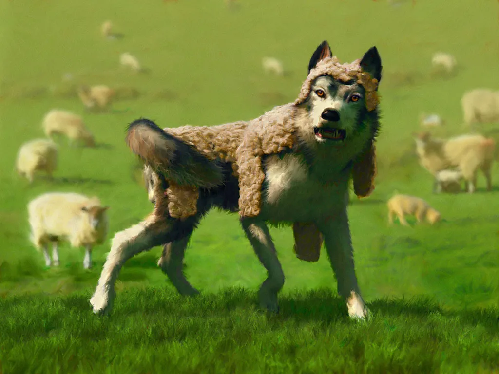 A Wolf among the Sheep.