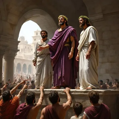 The Crowd Choosing Barabbas