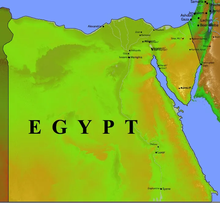 Map of Egypt