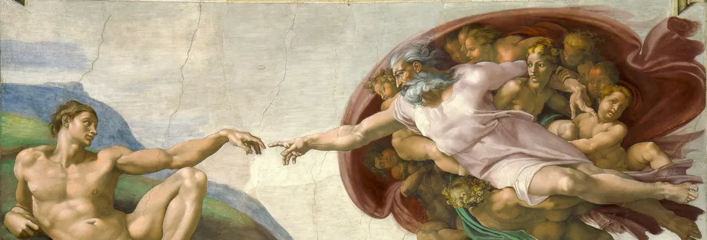 Creation of Adam (Creación_de_Adán) (Michelangelo) (Gen 2)