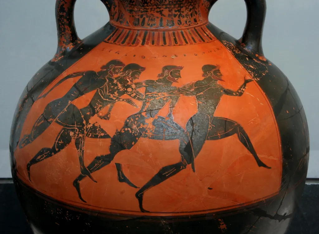 Greek Vase Depicting the Panathenaic Games