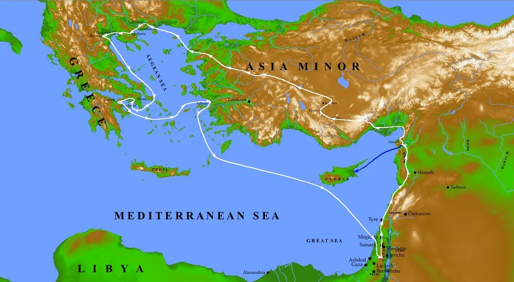 Paul's Second Missionary Journey (with Silas)