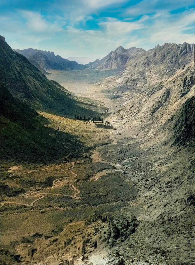 Sinai Mountain Near Saint Catherine's Monastery