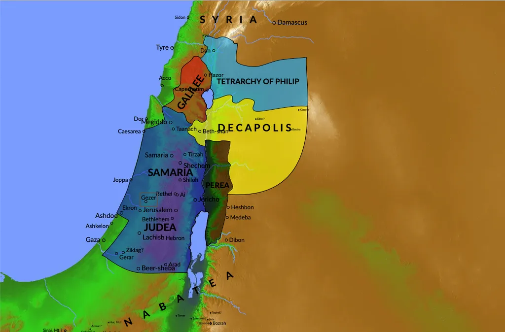 Map of Judea