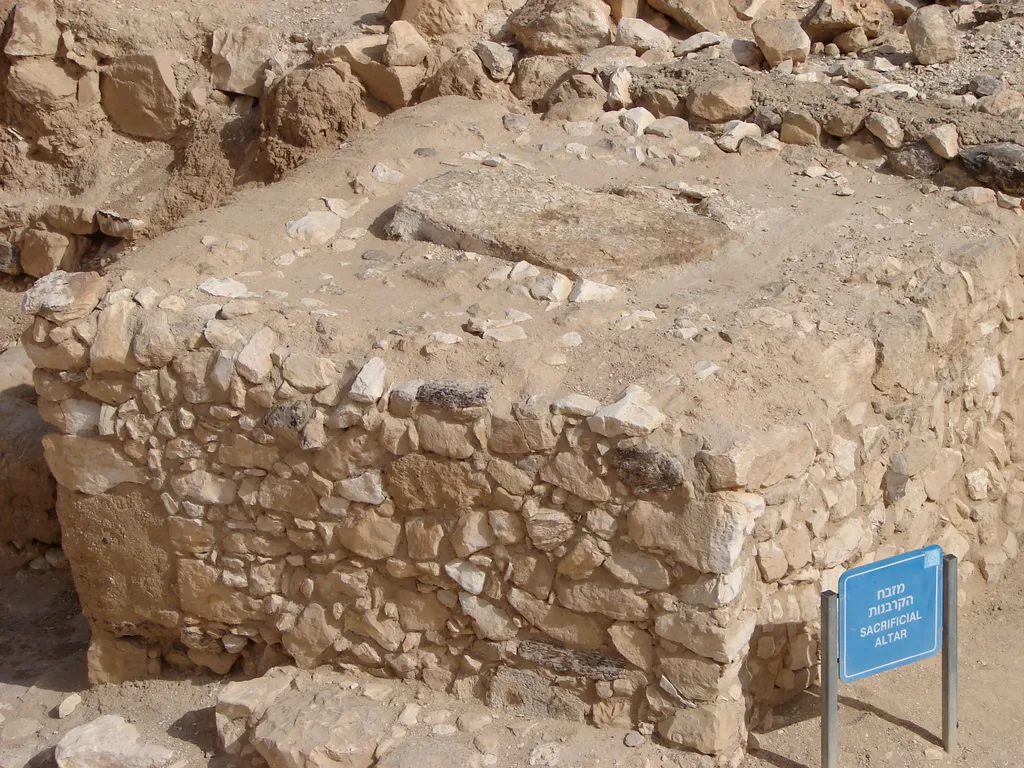 Altar in Israelite Temple in Fortress of Arad