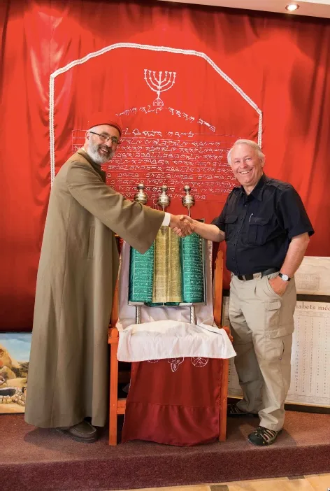 Dr. House and Samaritan Priest on Mount Gerizim