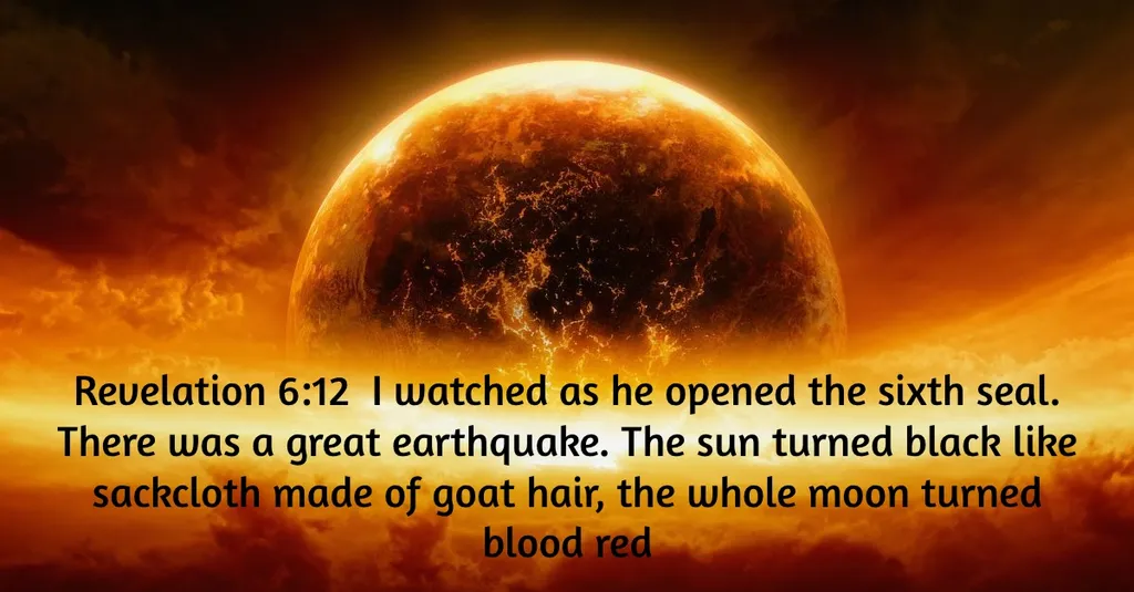 The Moon Turned Blood Red