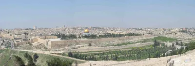 View of the Temple Mount from the Mount of Olives