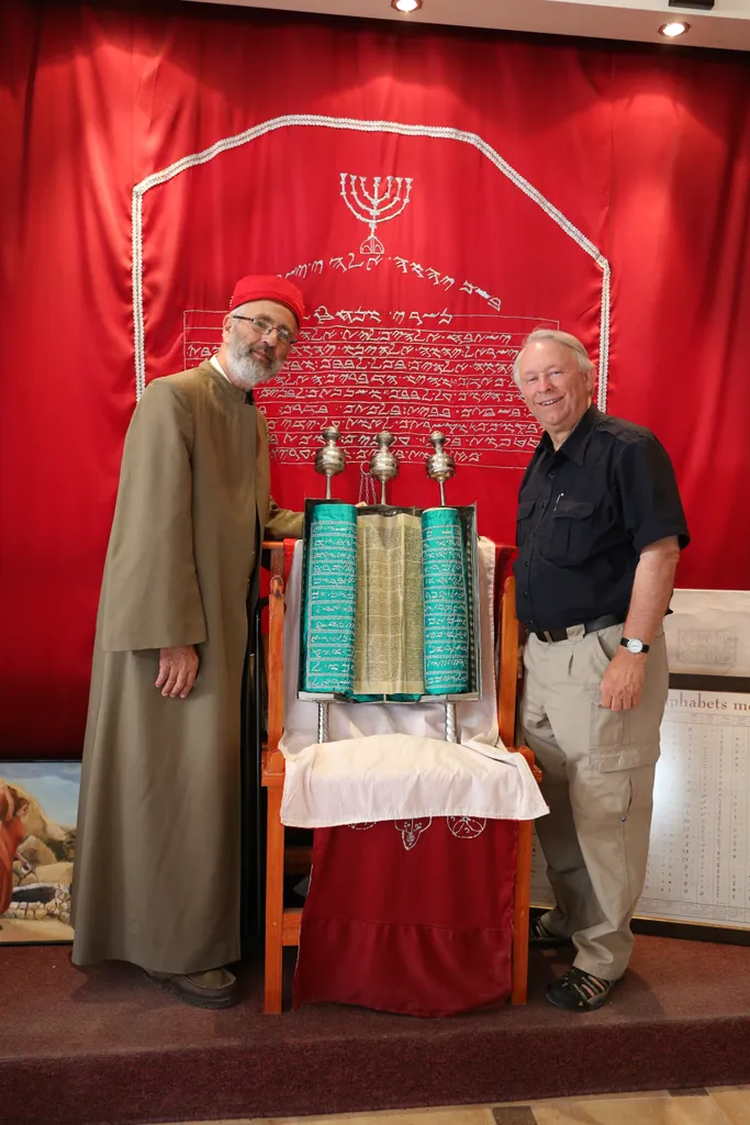 Samaritan Priest on Mount Gerizim and Editor