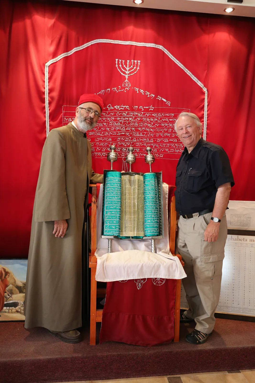 Samaritan Priest on Mount Gerizim and Editor