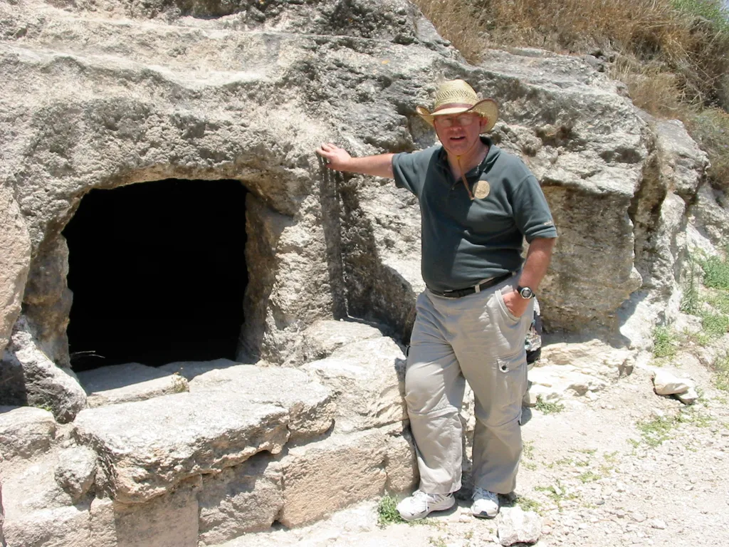 Entrance to 1st Century A.D. Tomb, near Megiddo